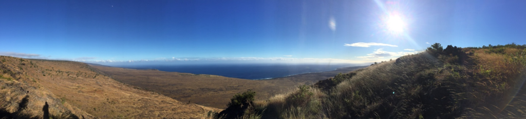 Hawai’i Volcanoes National Park at the Hilina Pali overlook